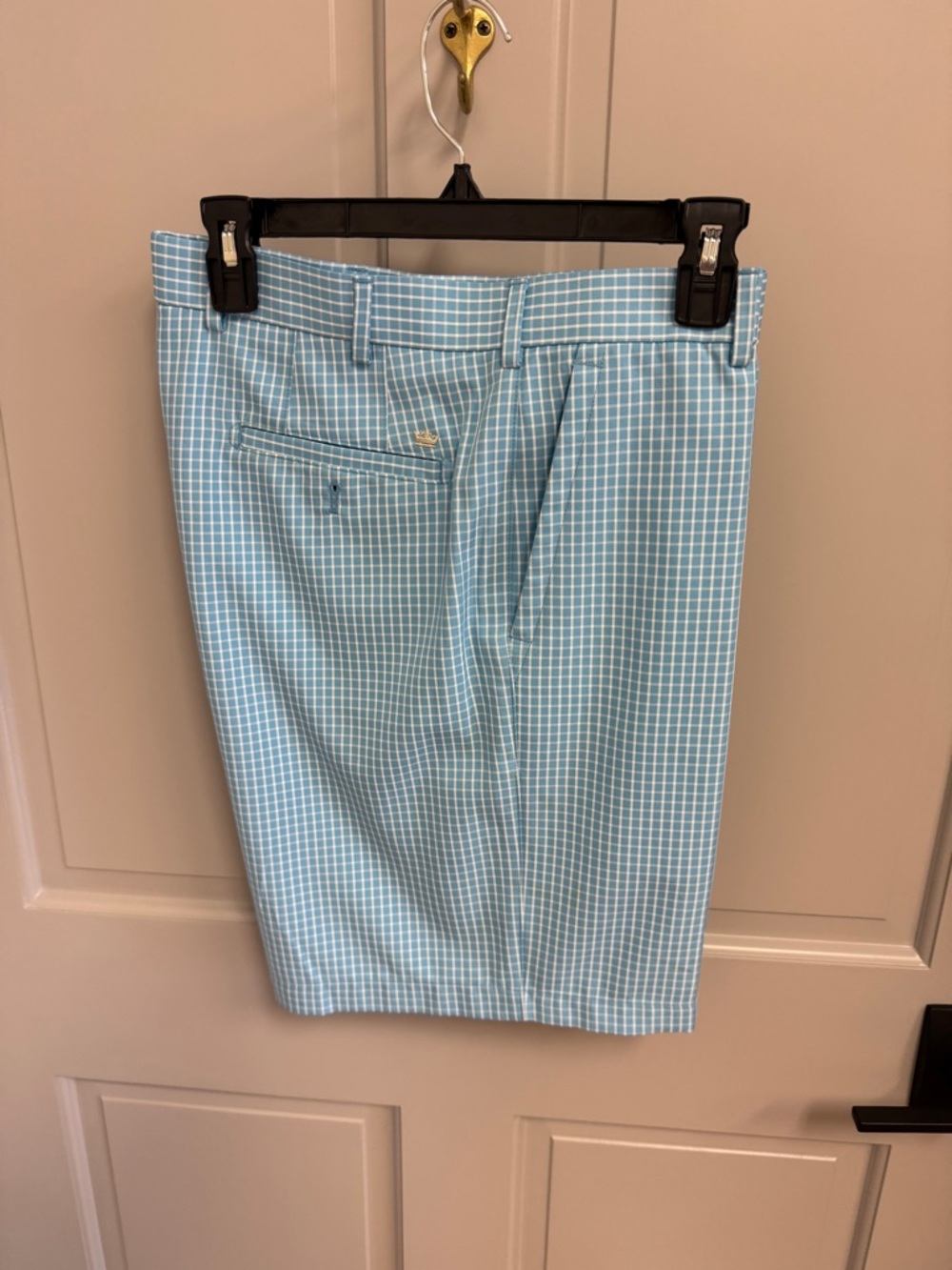 Peter Millar Light Blue Flat Performance Front Men’s Shorts - Never Worn